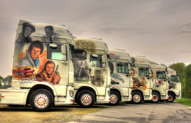 tracteurs décorés